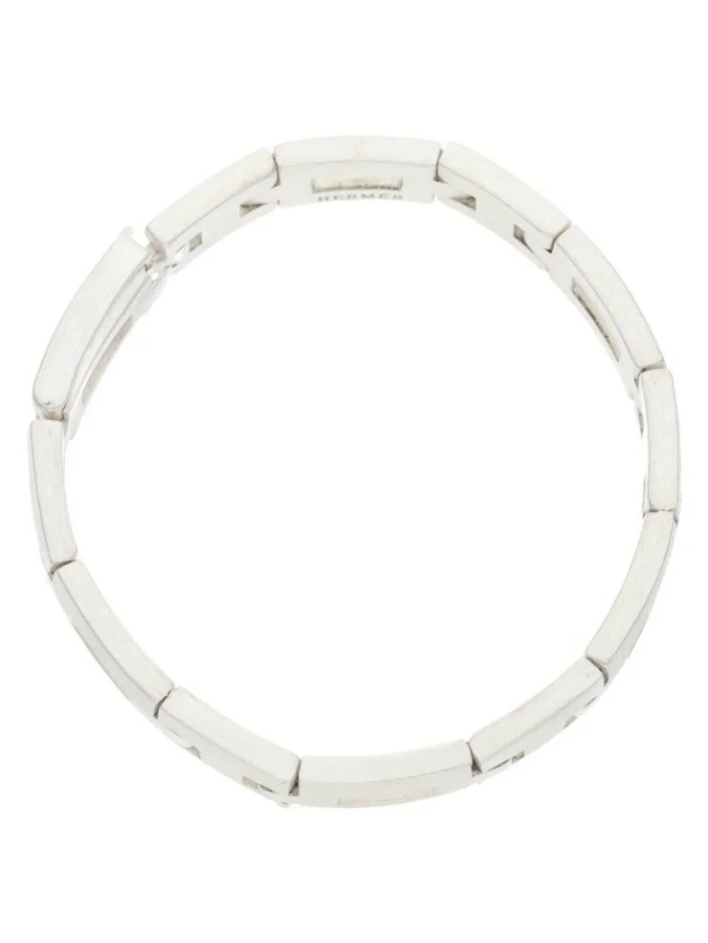 Hermes Cles Silver Bracelet